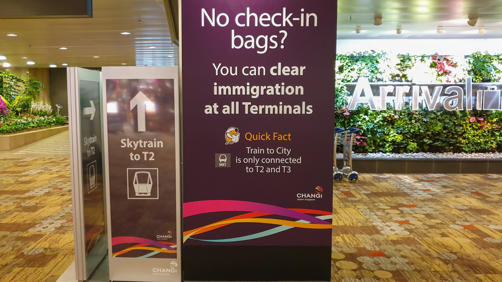Changi Airport - immigration