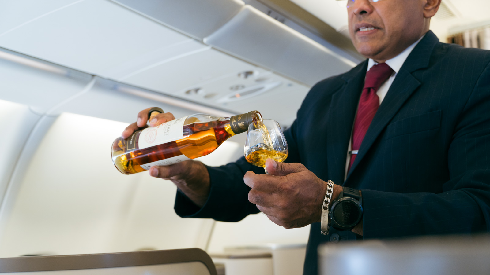 Yamazakura Asaka Peated Single MaltOcean Eight Aylward Chardonnay 2021 Victoria Mornington Peninsula Leyrat XO Hor D’Age Cognac on SriLankan Airlines