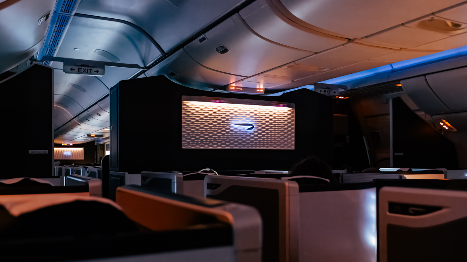 British Airways Club Suites cabin styling