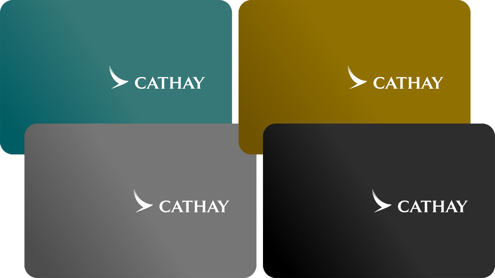 Cathay's main loyalty membership cards