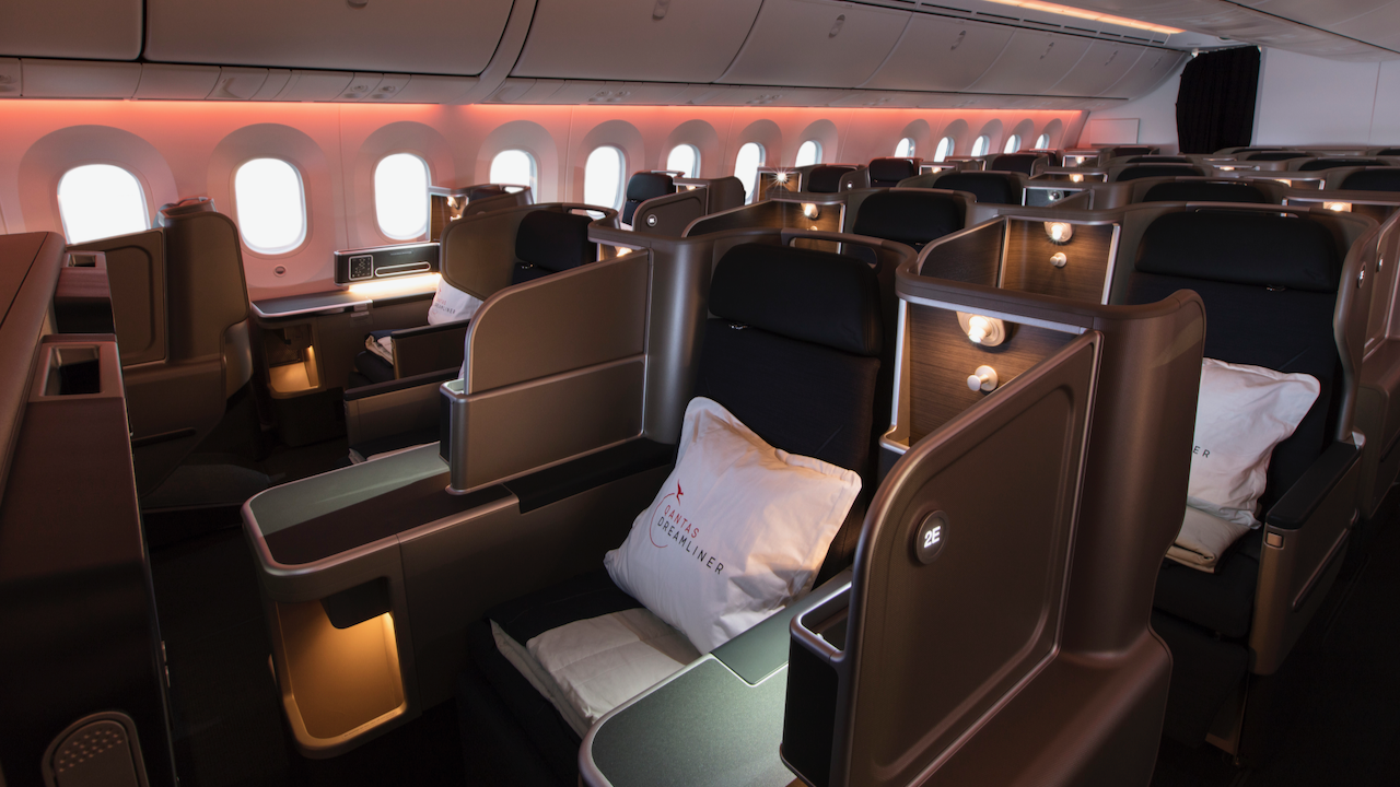 Qantas Business Class