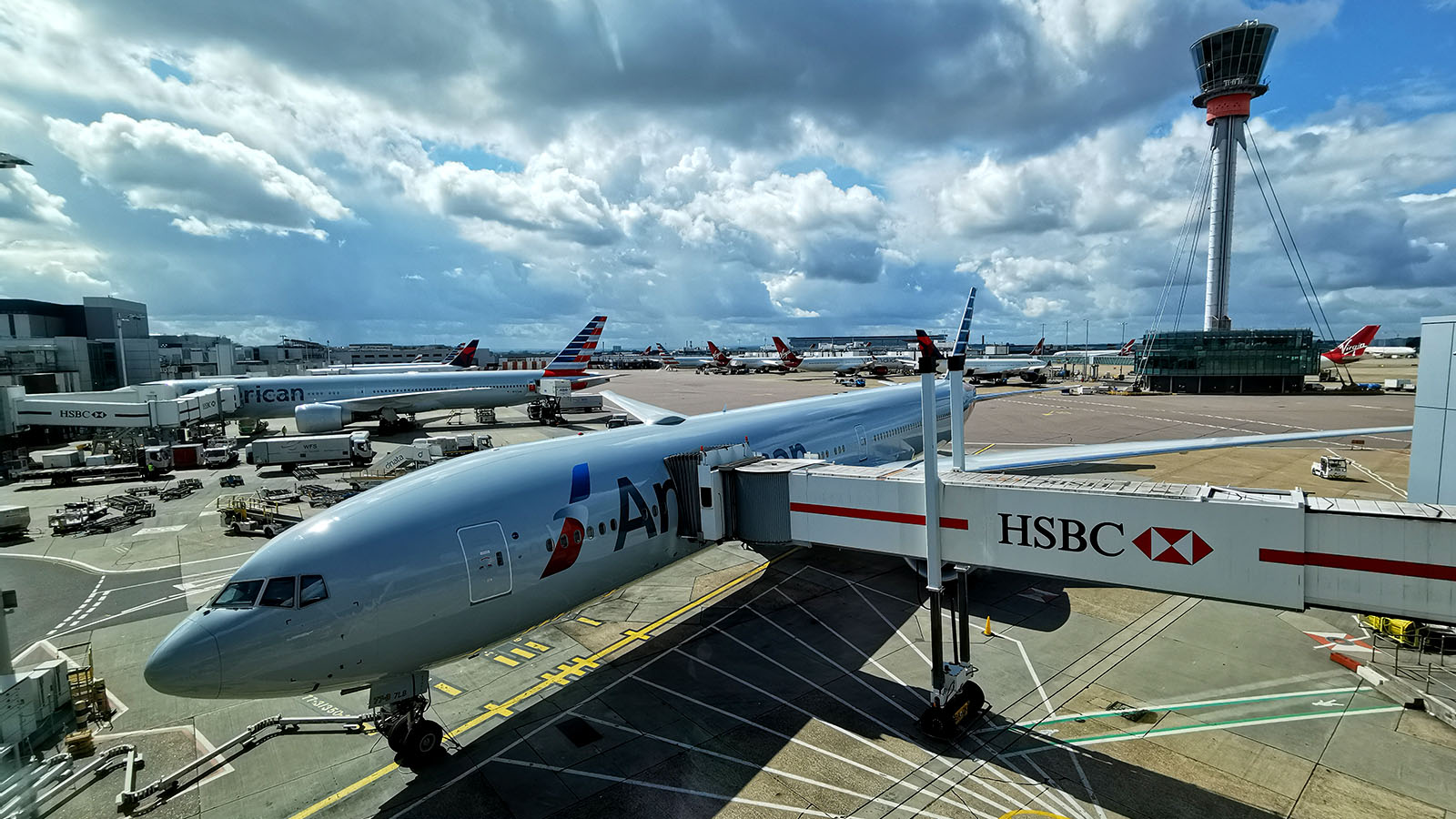 Aircraft exterior in American Airlines Premium Economy