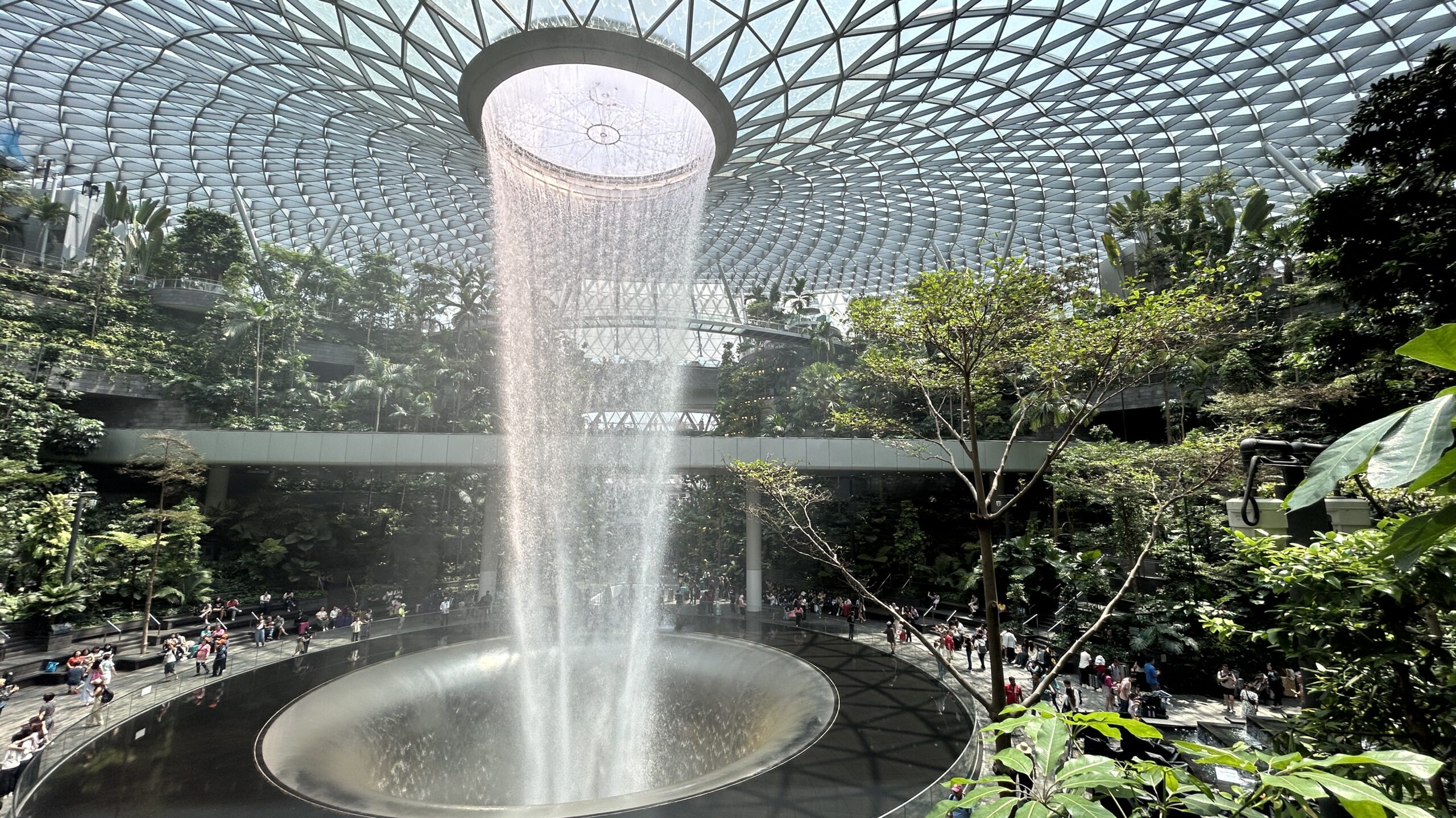 Changi Airport Rain Fountain Point Hacks by Daniel Sciberras