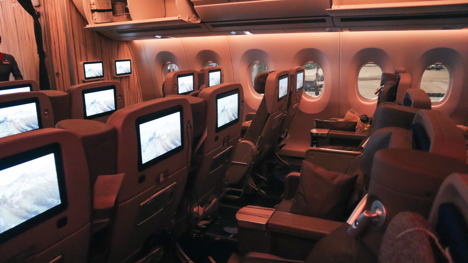 China Airlines A350 Premium Economy cabin