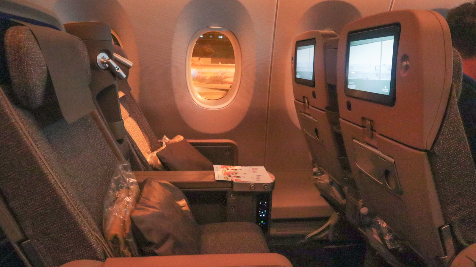 China Airlines A350 Premium Economy window seat