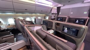 Singapore Airlines Airbus A350 Business Class (Singapore – Brussels)