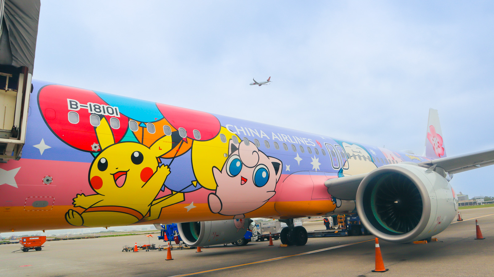 China Airlines A321neo Pokemon livery jet