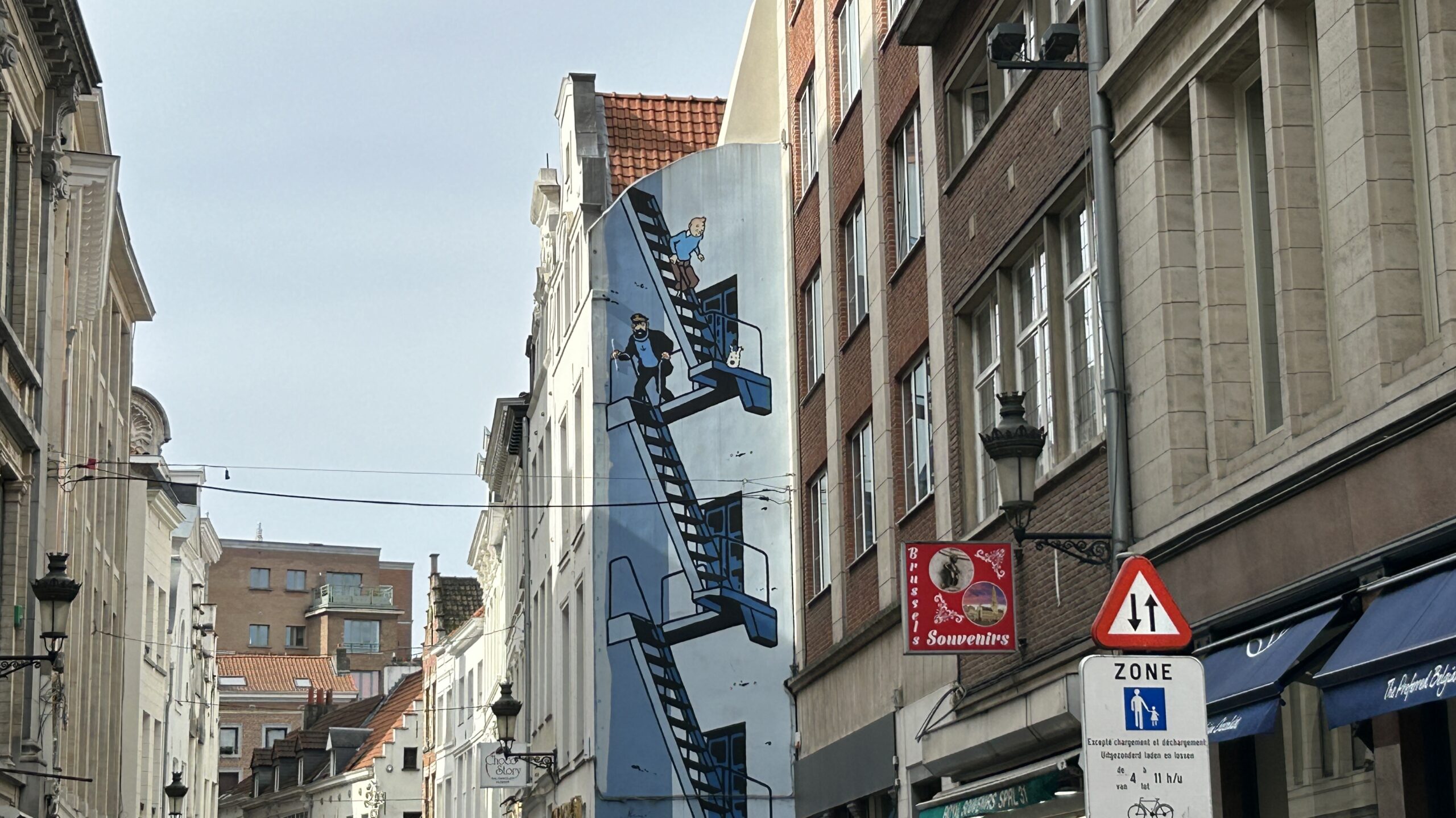 Brussels Tintin Mural Point Hacks by Daniel Sciberras