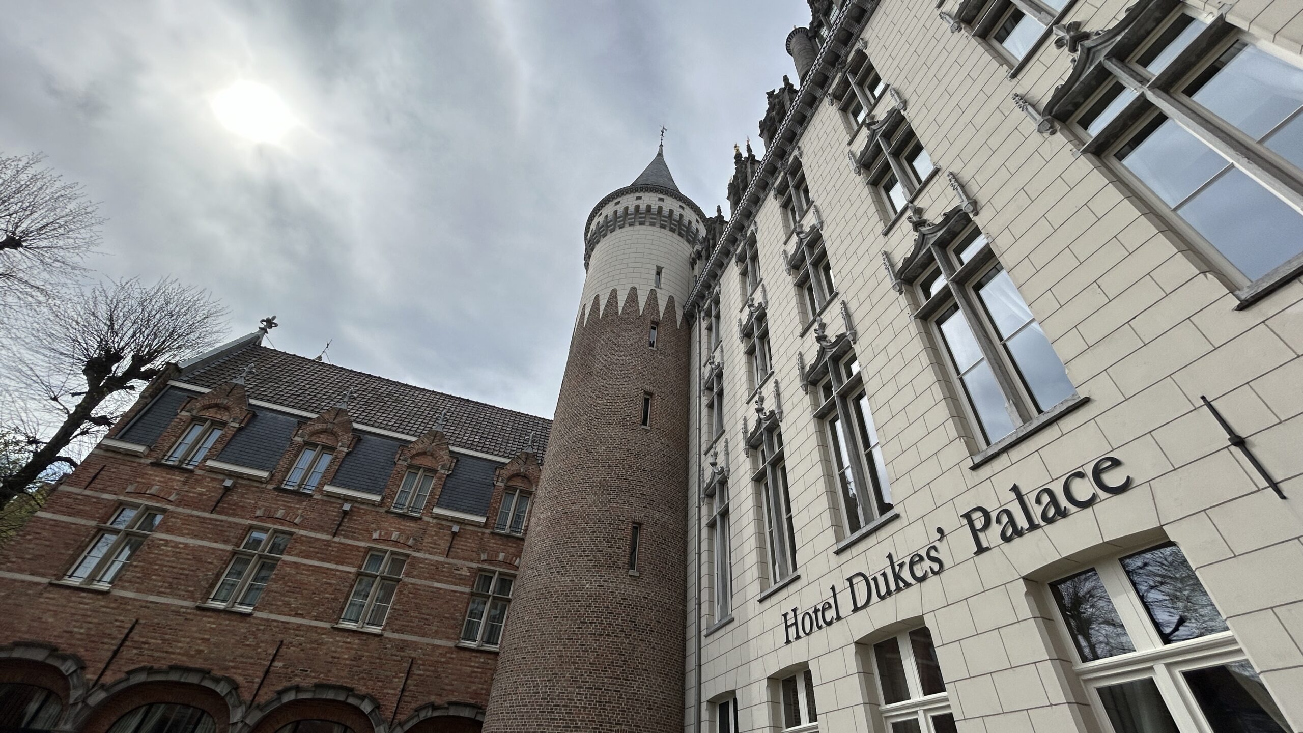 Hotel Duke's Palace Entry Brugge Sign Point Hacks by Daniel Sciberras