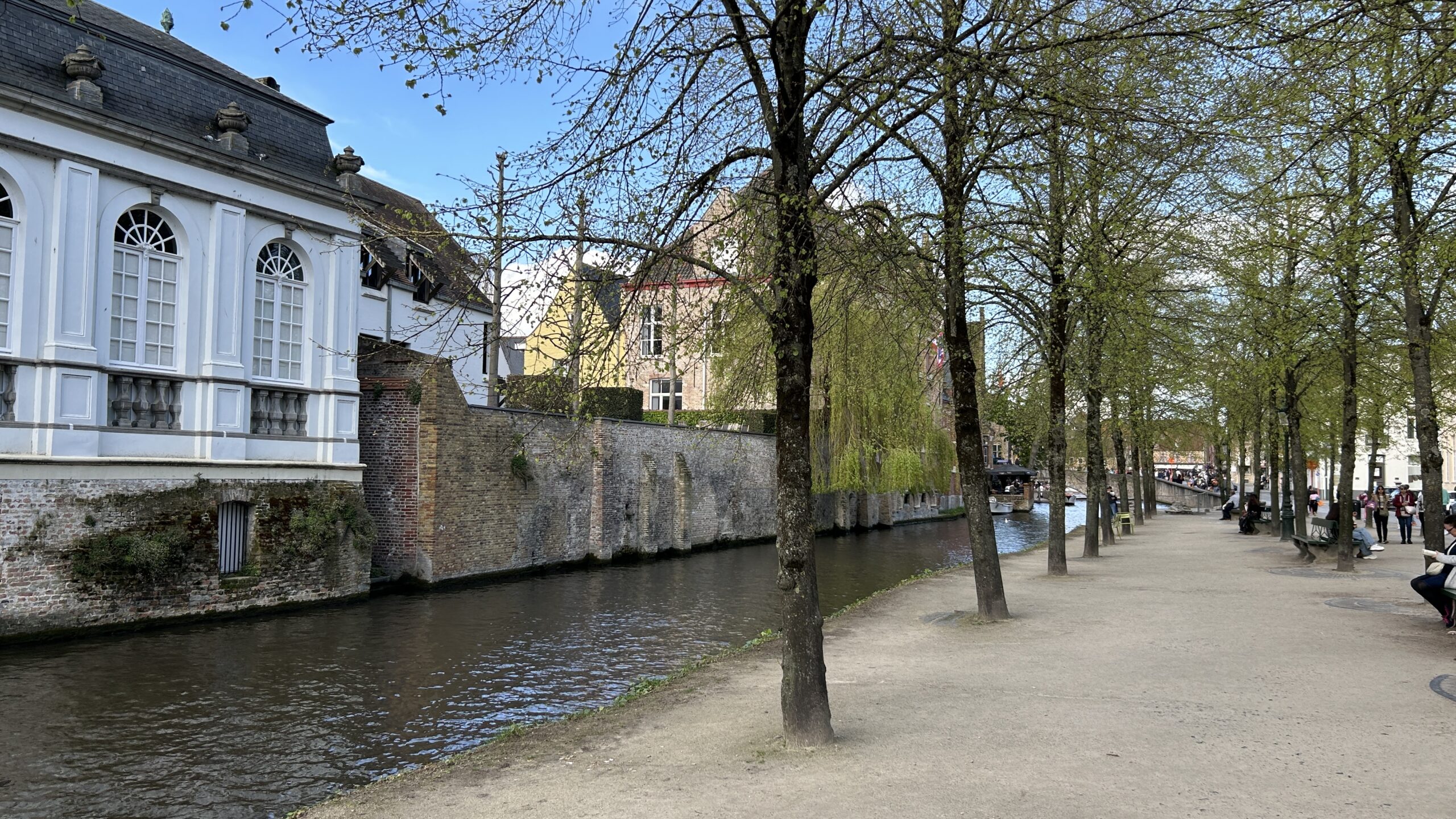 Brugge River Treelined Walkway Point Hacks by Daniel Sciberras