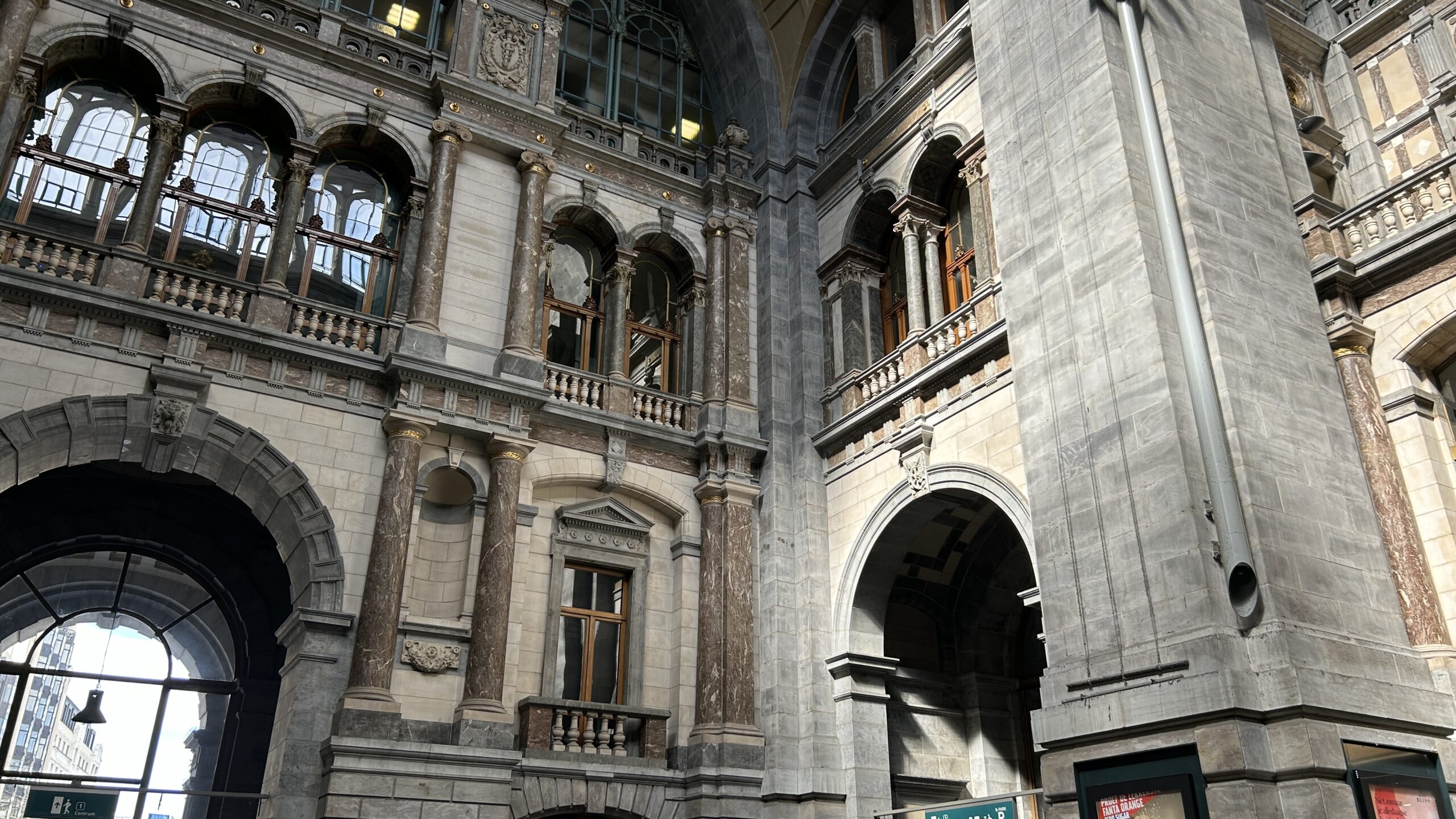 Antwerp Central Station Old Architecture Point Hacks by Daniel Sciberras