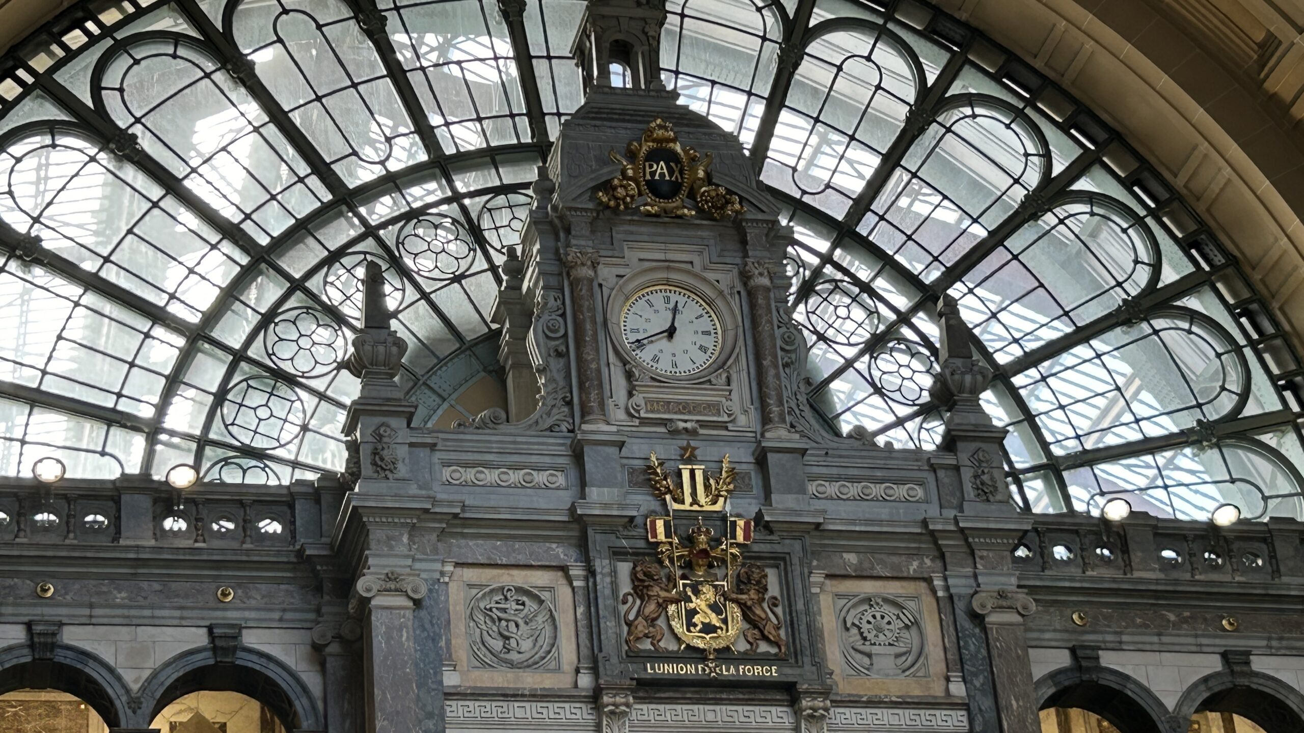 Antwerp Central Station Clock Tower Point Hacks by Daniel Sciberras