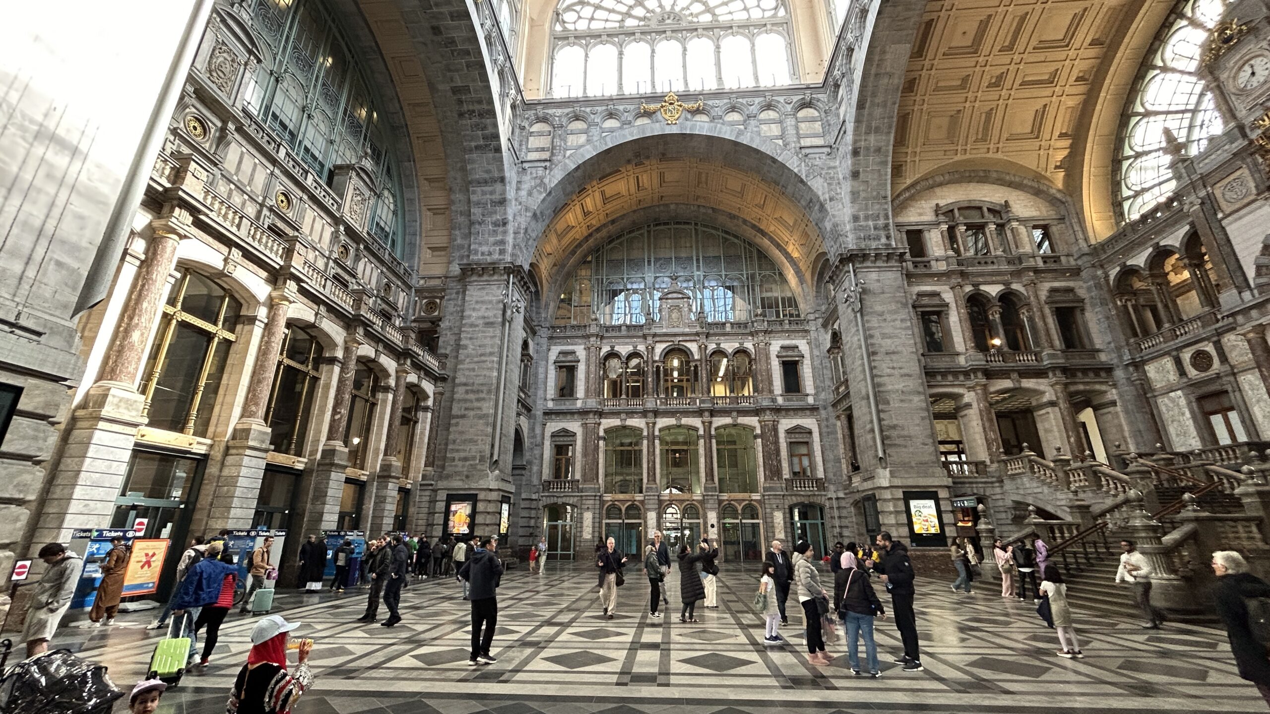 Antwerp Central Station Interior Point Hacks by Daniel Sciberras