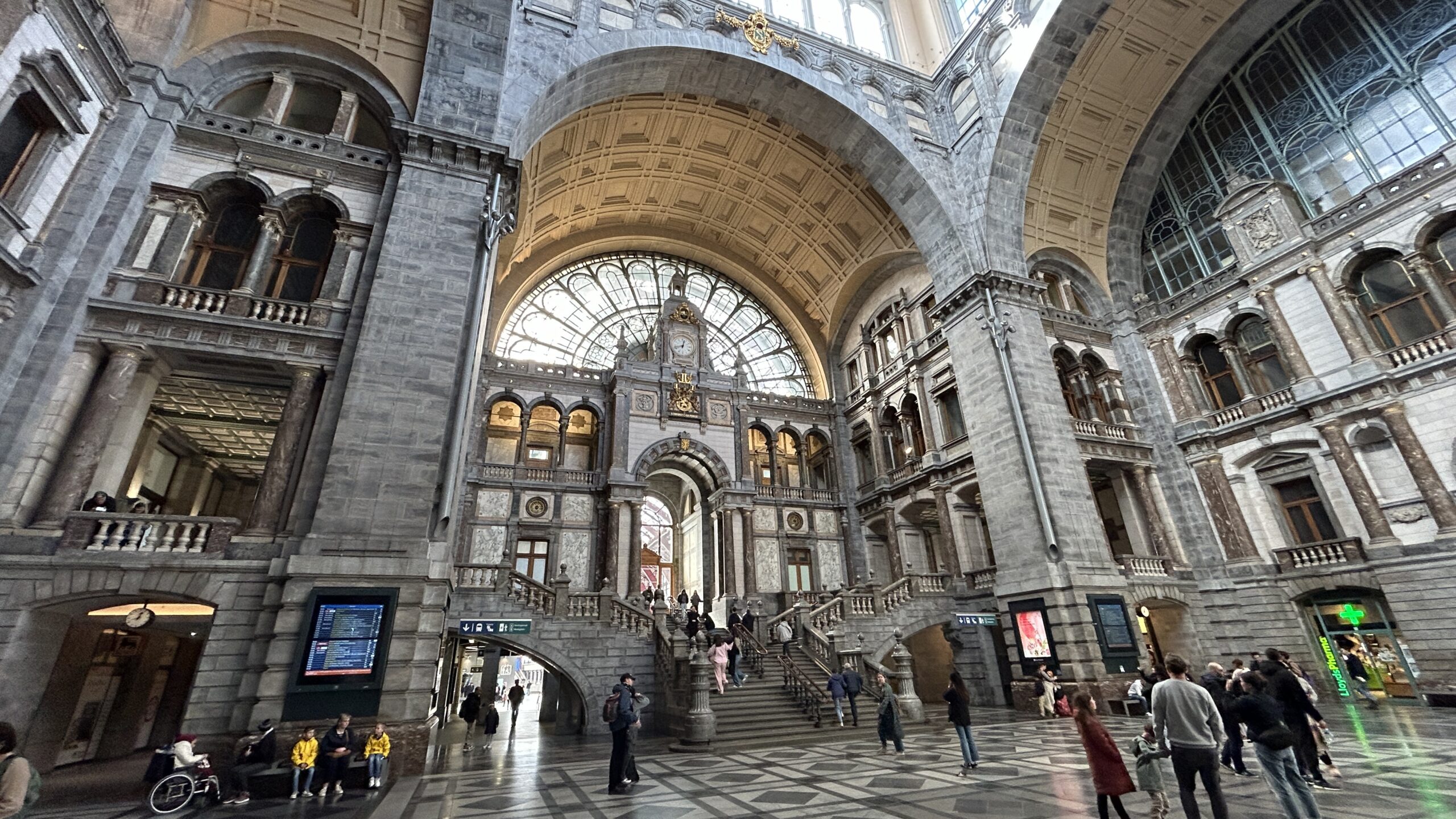 Antwerp Central Station Wide View Point Hacks by Daniel Sciberras