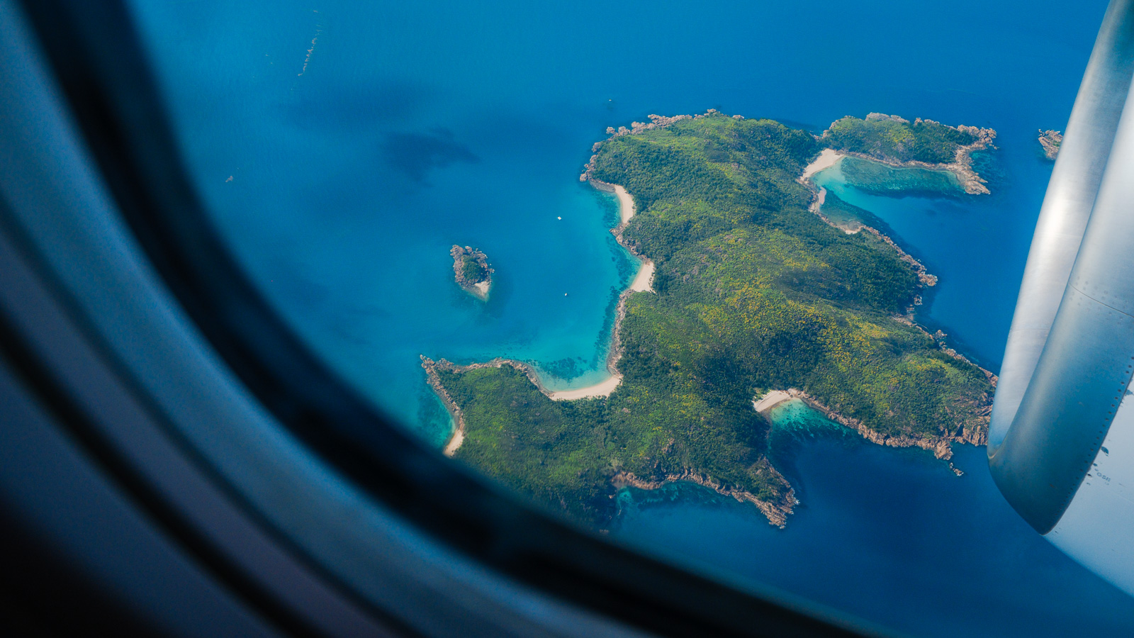 Hamilton Island view from above