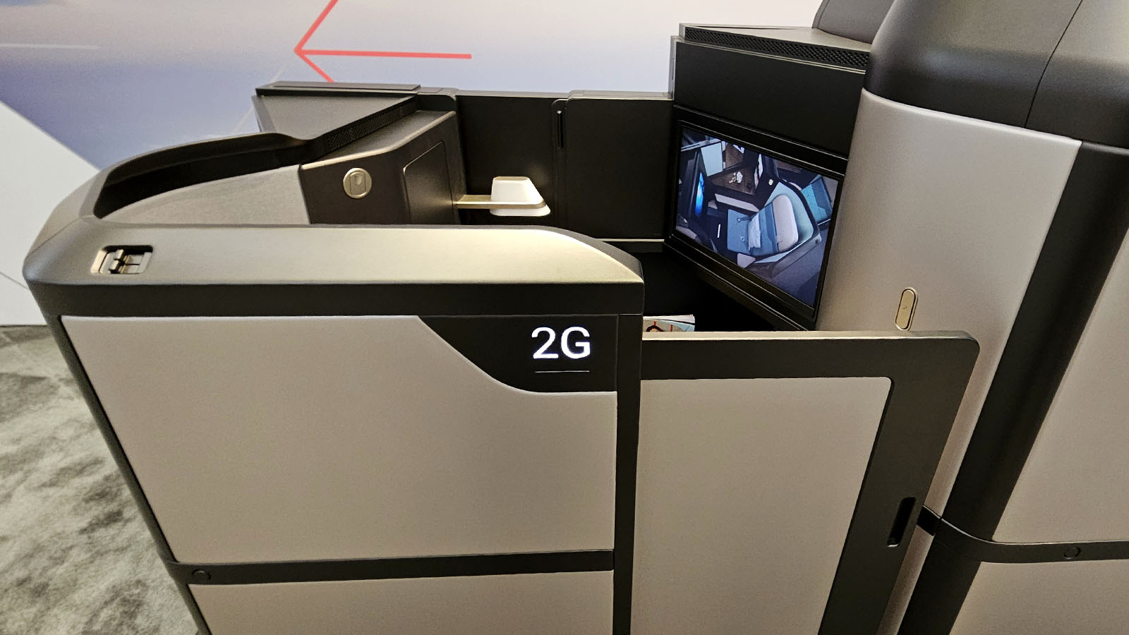 Privacy in Etihad Boeing 787 Business Class