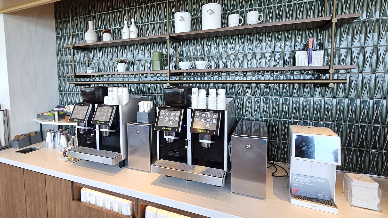 Espresso at the Delta Sky Club, LAX T3