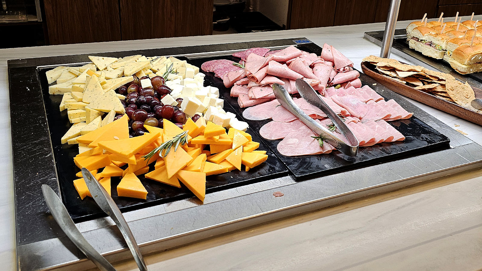 Snacks at the Delta Sky Club, LAX T3