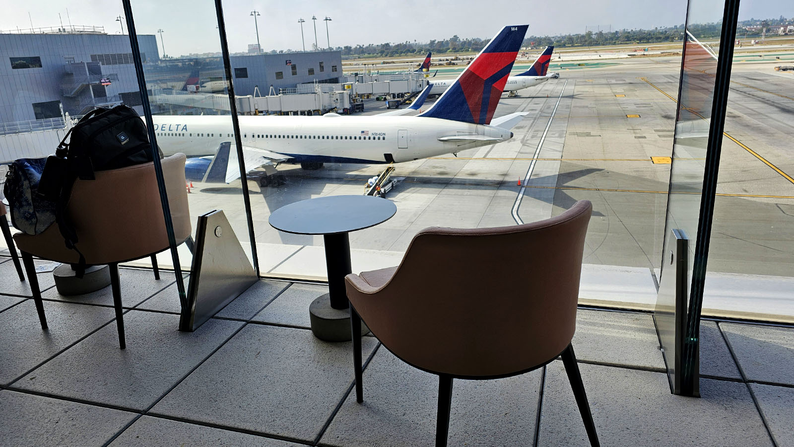 Airside vista from the Delta Sky Club, LAX T3