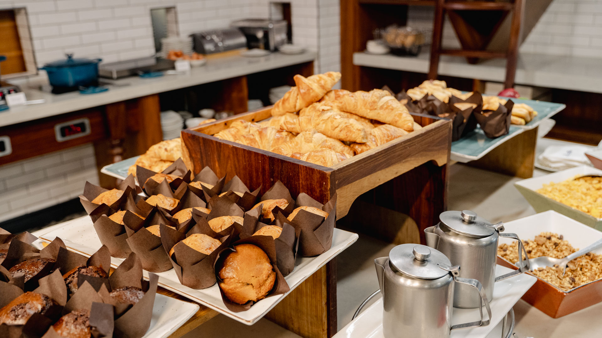 South African Airways Lounge pastries