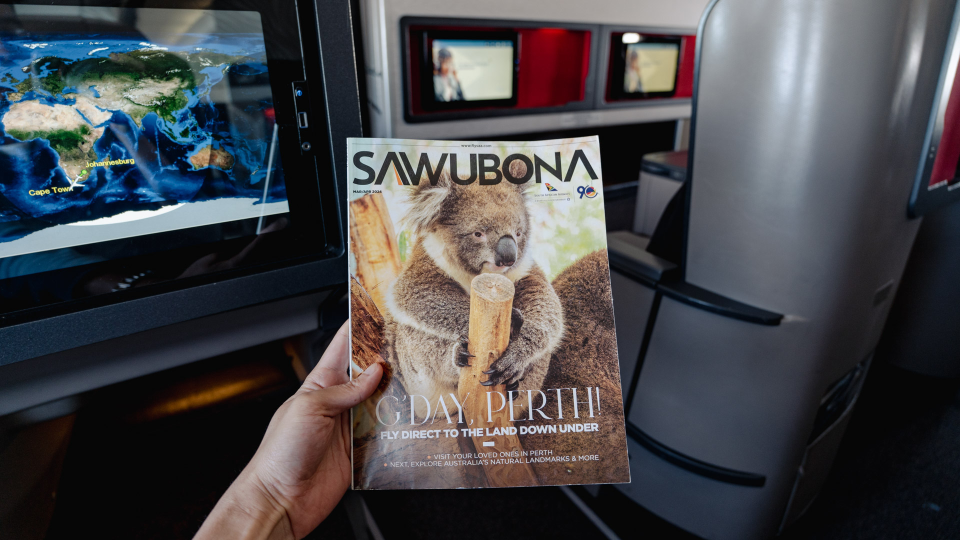 South African Airways Airbus A330 magazine