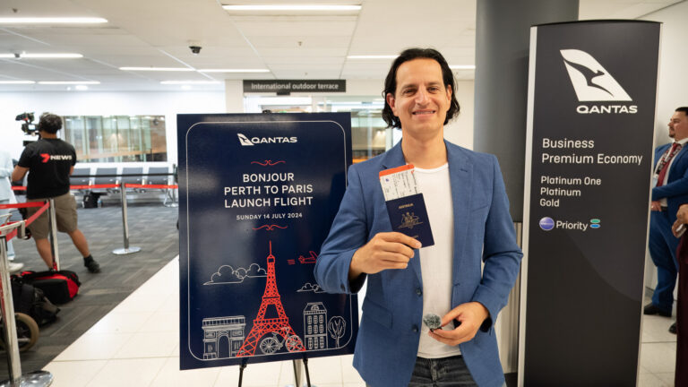 Perth to Paris direct flight launch