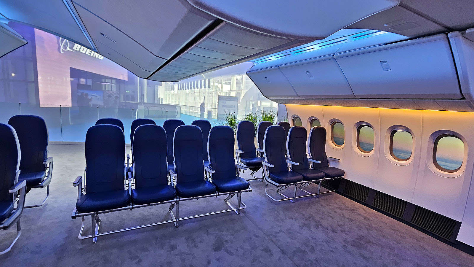 Chairs in the Boeing 777X