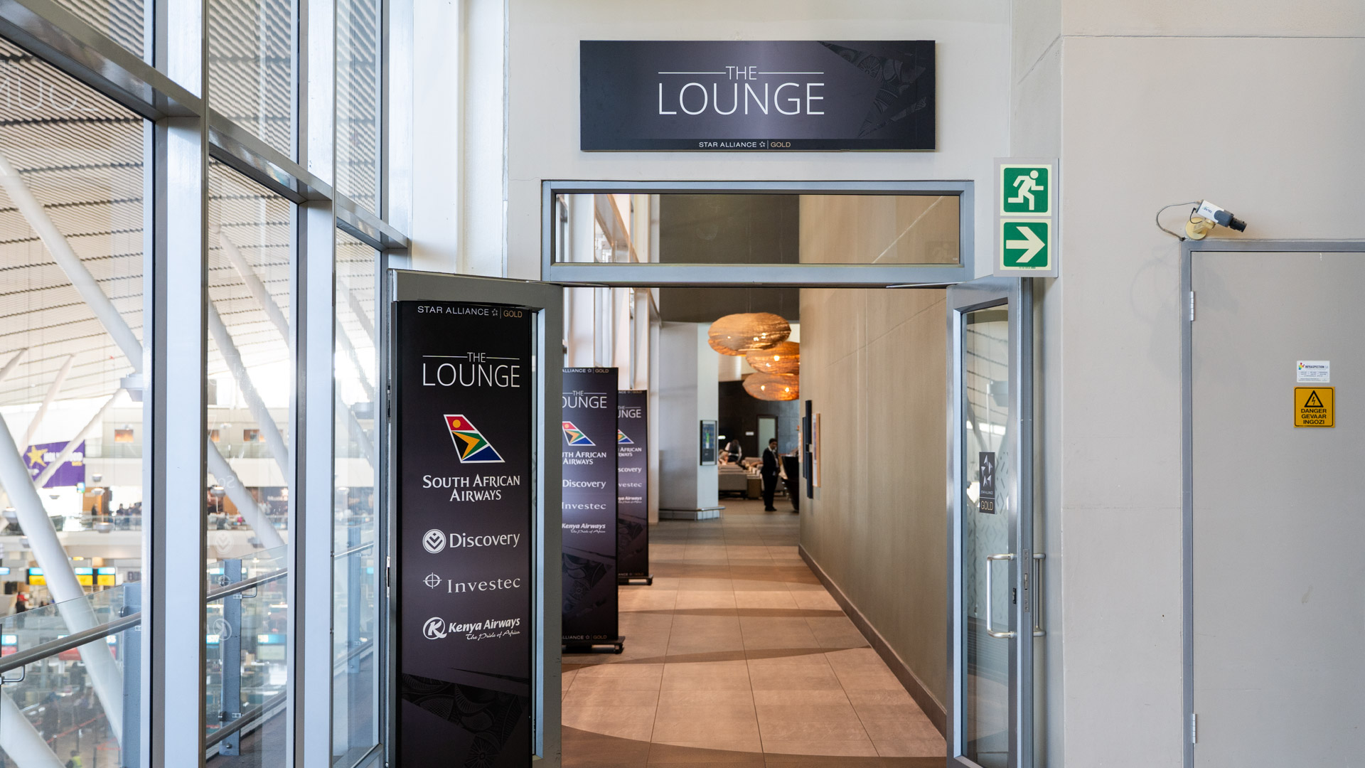 SAA Cape Town Lounge entrance