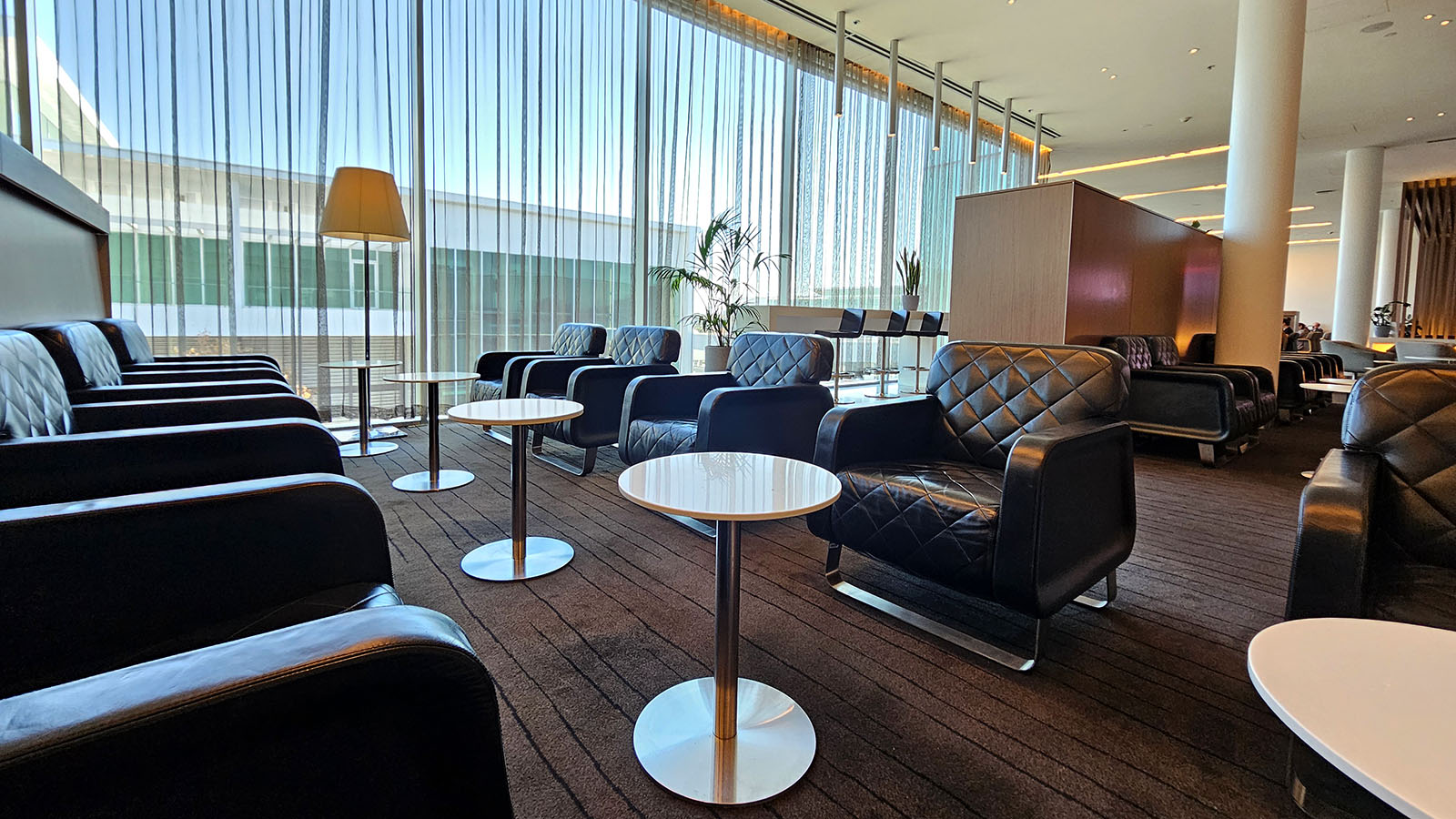 View of the Qantas Domestic Business Lounge, Canberra