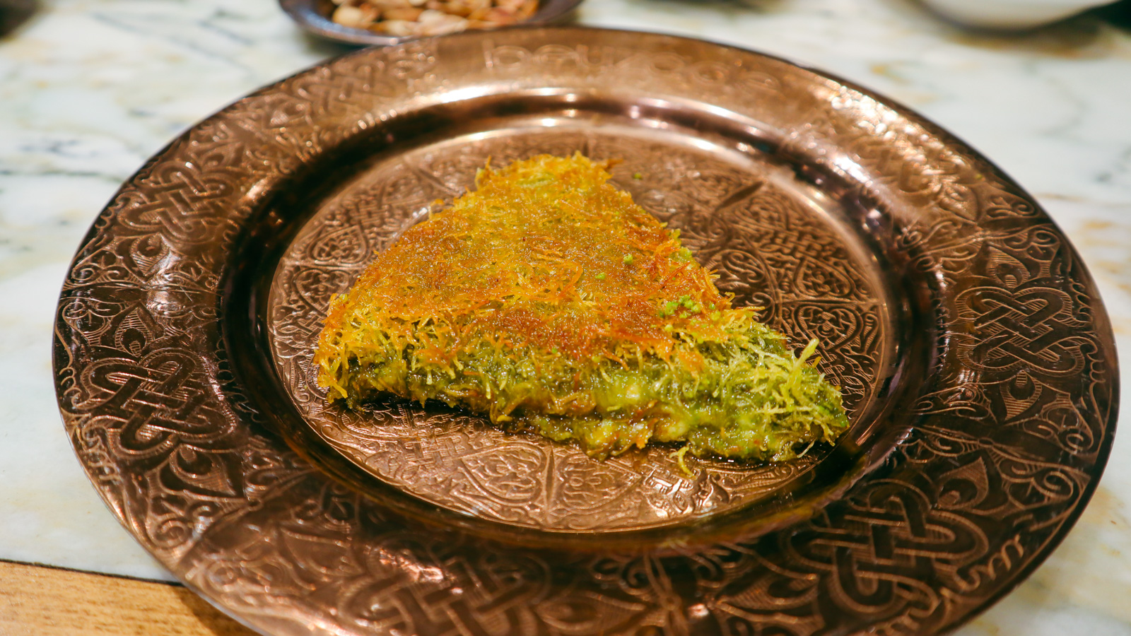 Künefe dessert in Istanbul