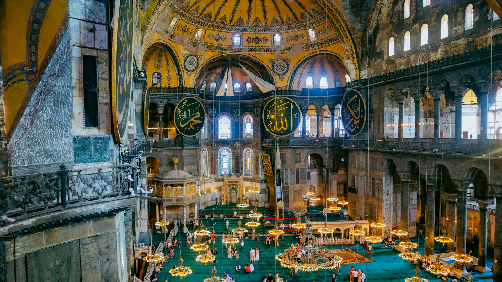 Interior of Hagia Sophia, Istanbul