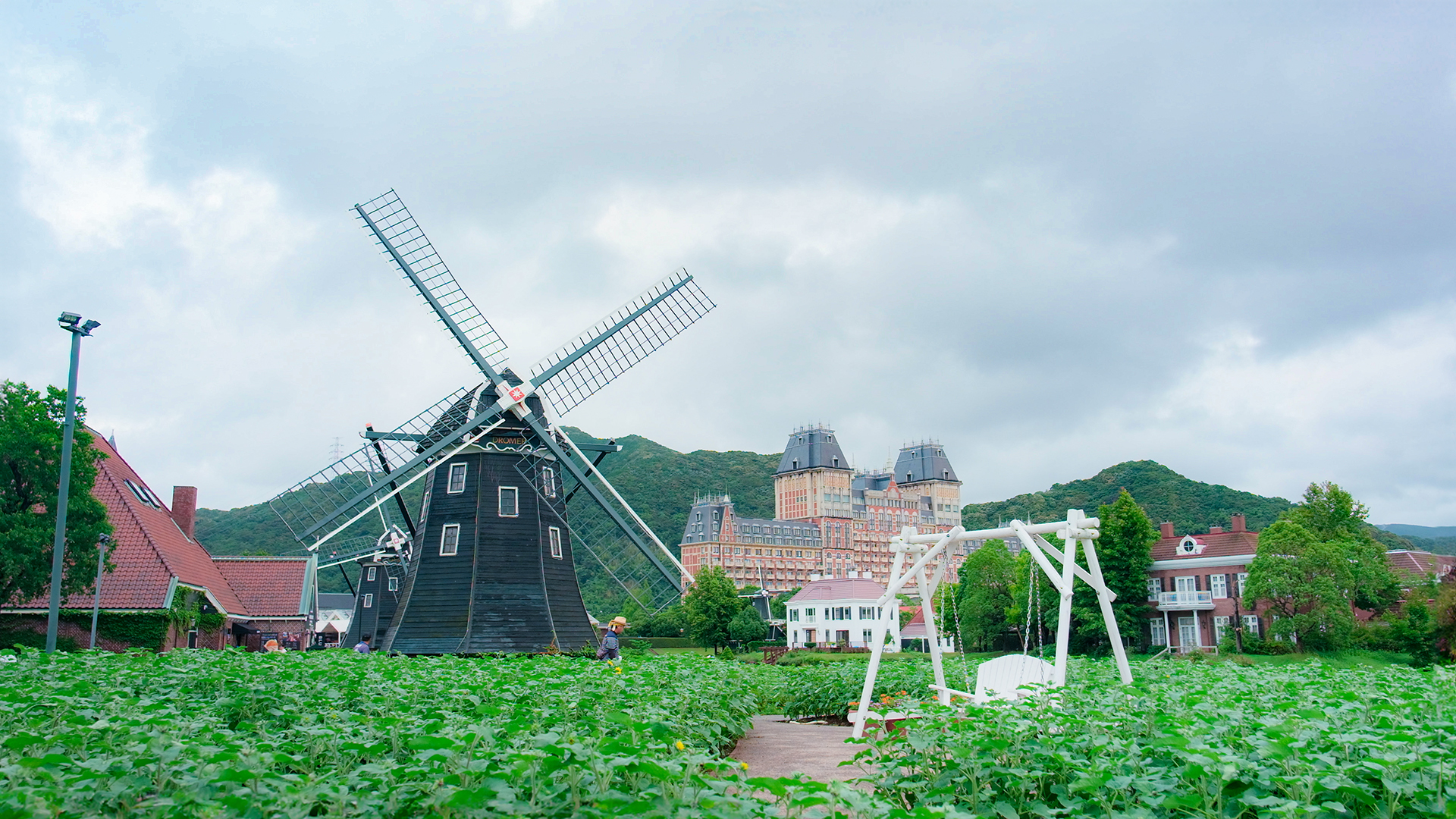 Huis Ten Bosch fields in Japan