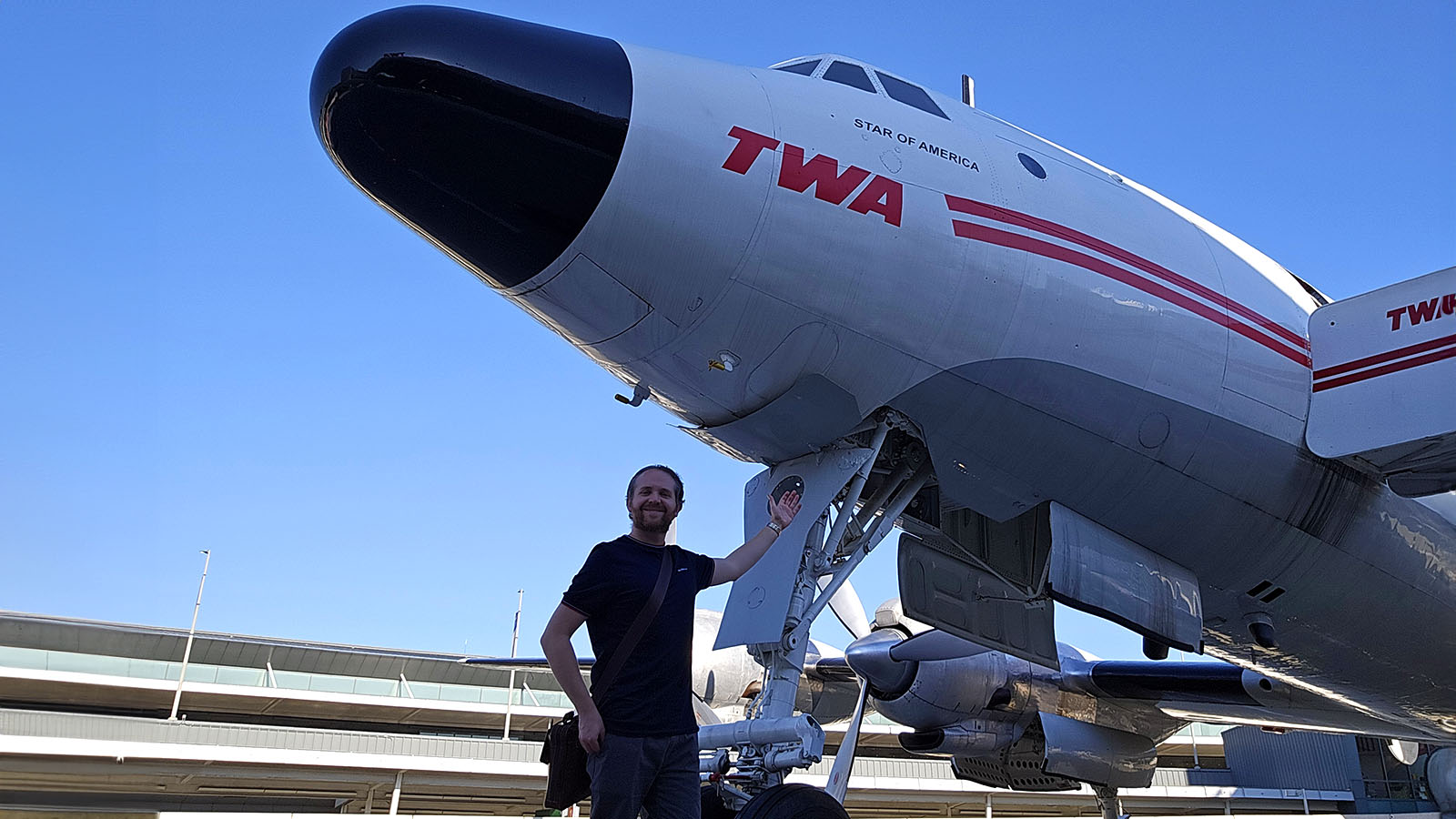 Chris Chamberlin at the TWA Hotel