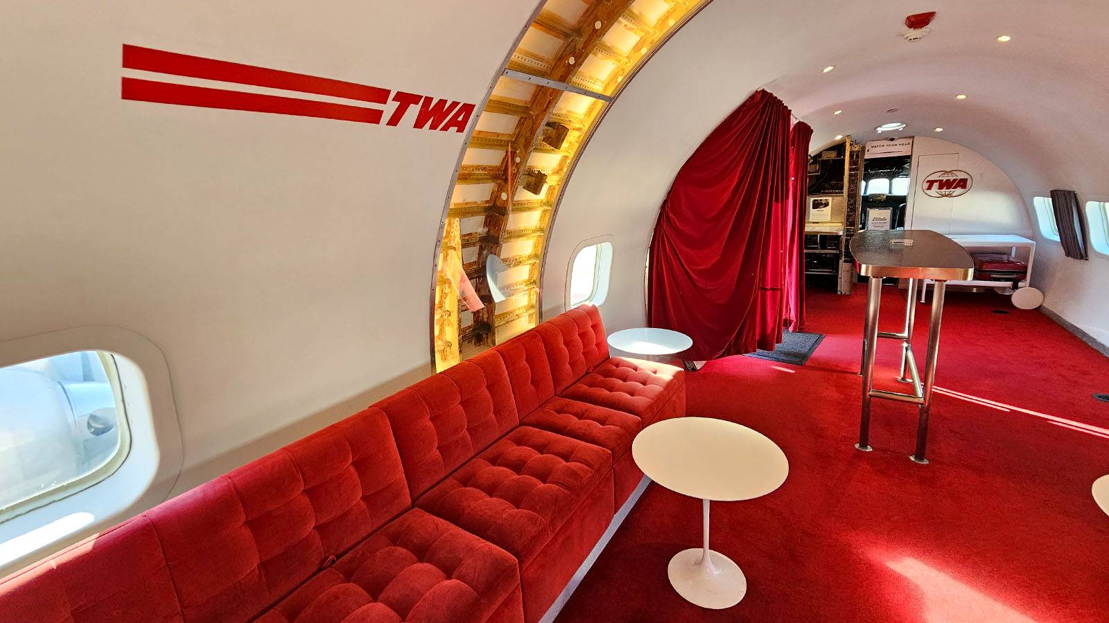 Seating in Connie at the TWA Hotel