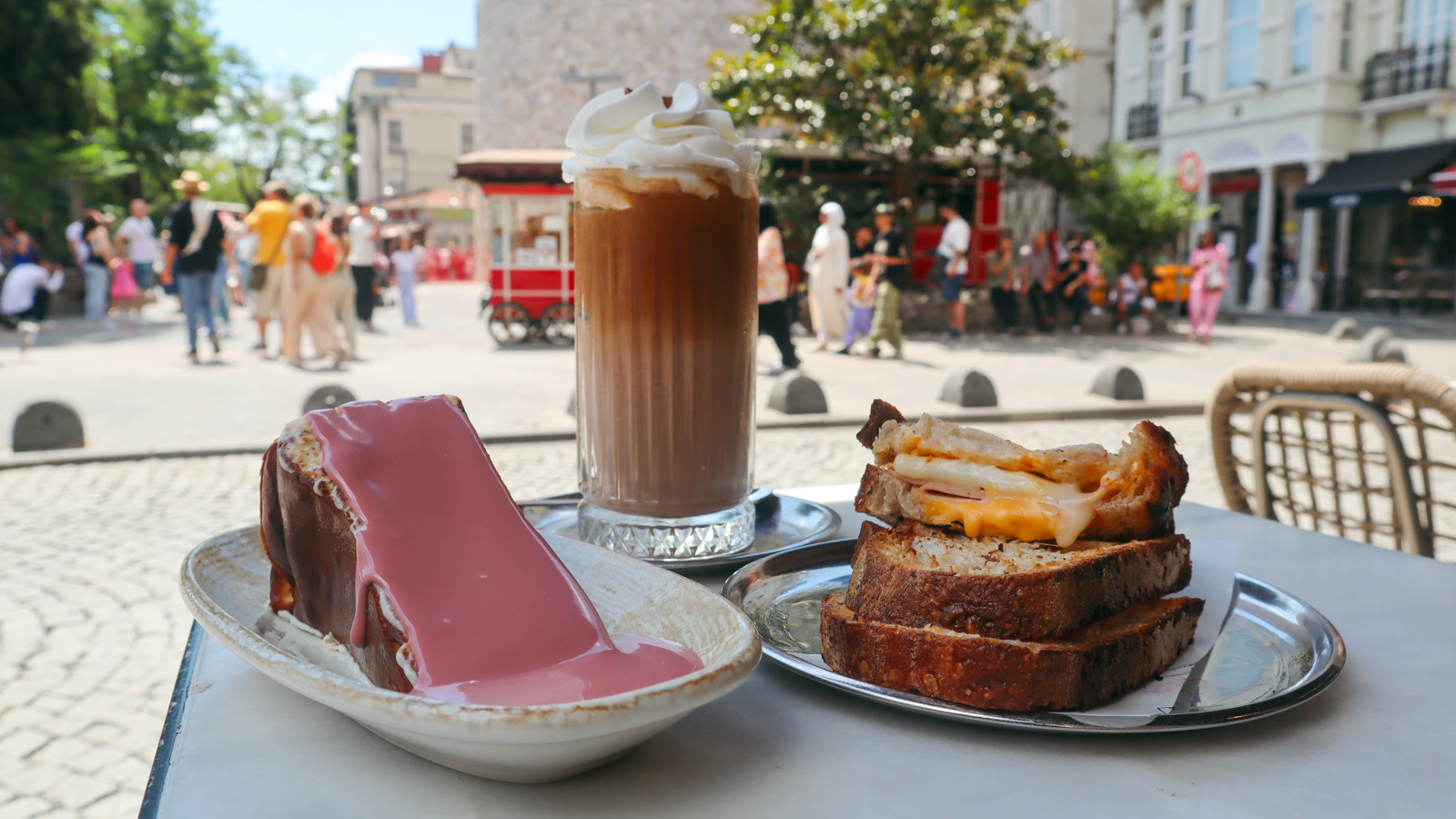 San Sebastian cheesecake in Istanbul