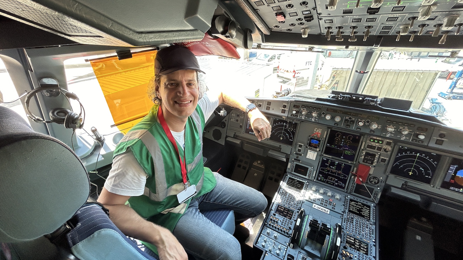 Qantas Paris Perth Airbus Factory Test Plane Cockpit Point Hacks by Daniel Sciberras