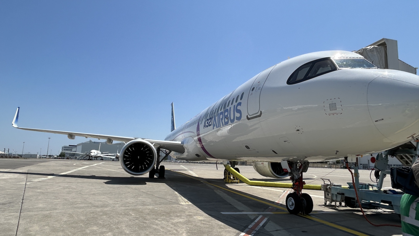 Qantas Paris Perth Airbus Factory Plane on Tarmac Point Hacks by Daniel Sciberras