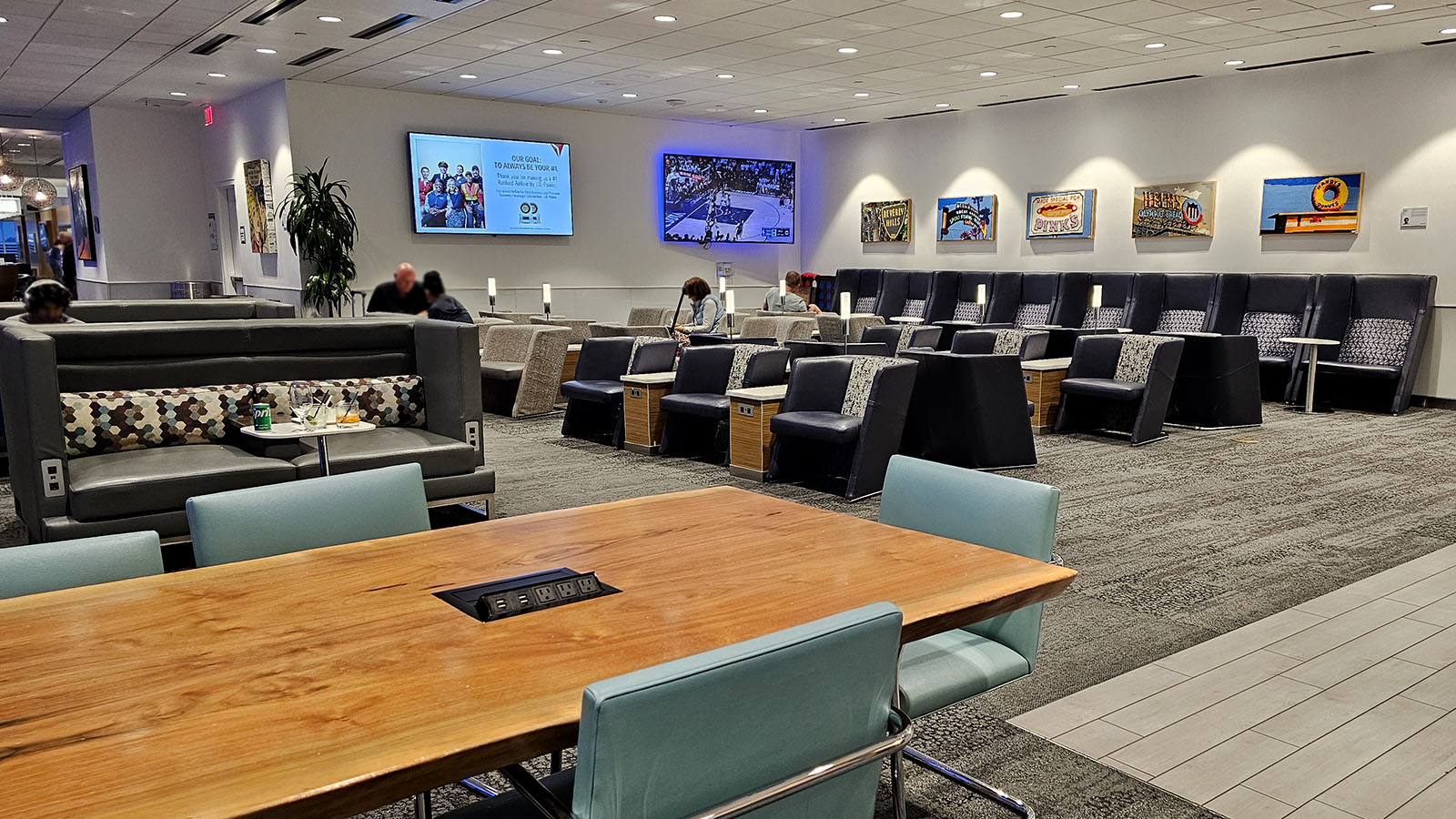 View of the Delta Sky Club LAX T2