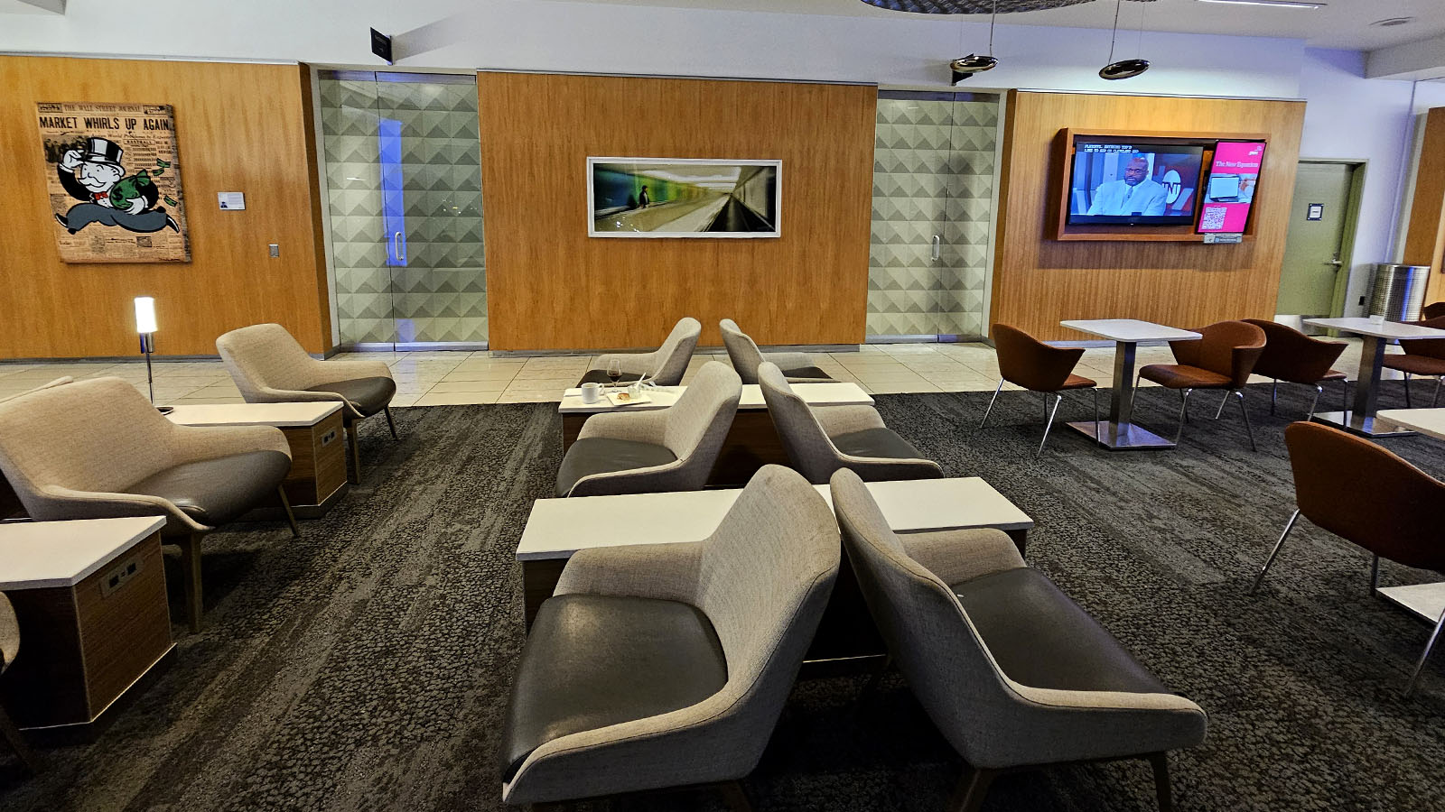 Relax in the Delta Sky Club LAX T2