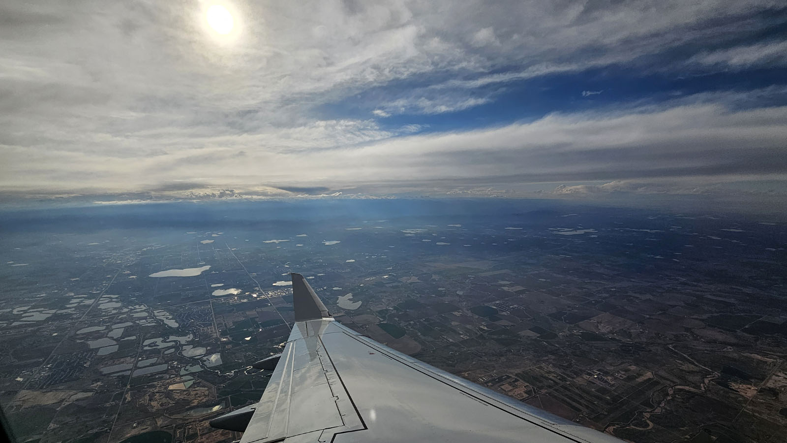 Overlooking Denver in American Eagle Embraer E175 Economy Class