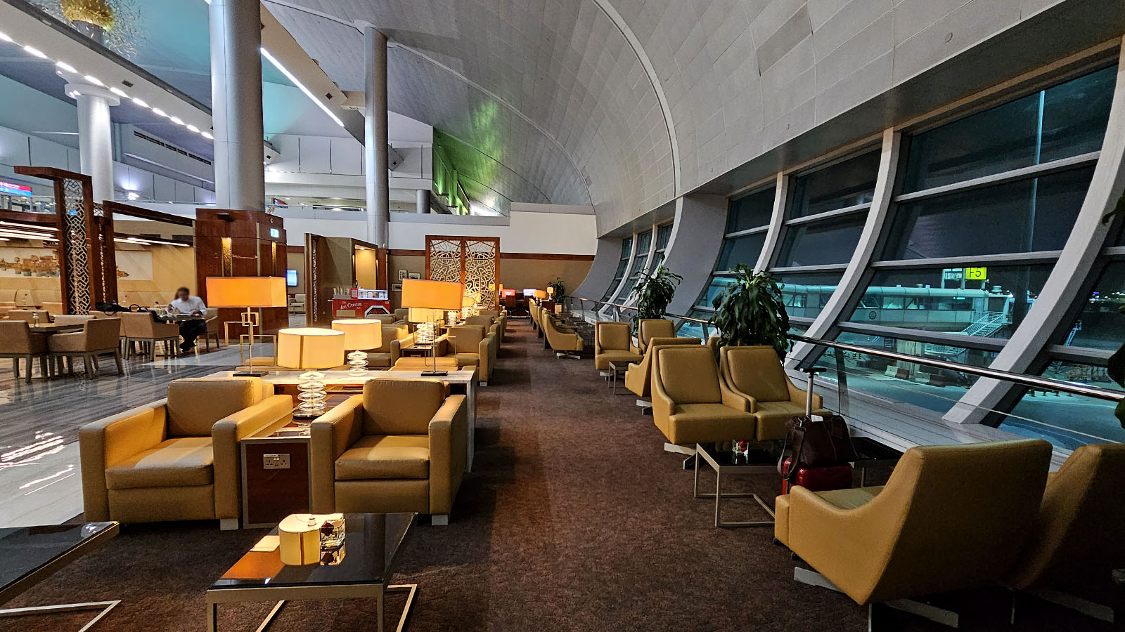 Seating in The Emirates Lounge, Dubai