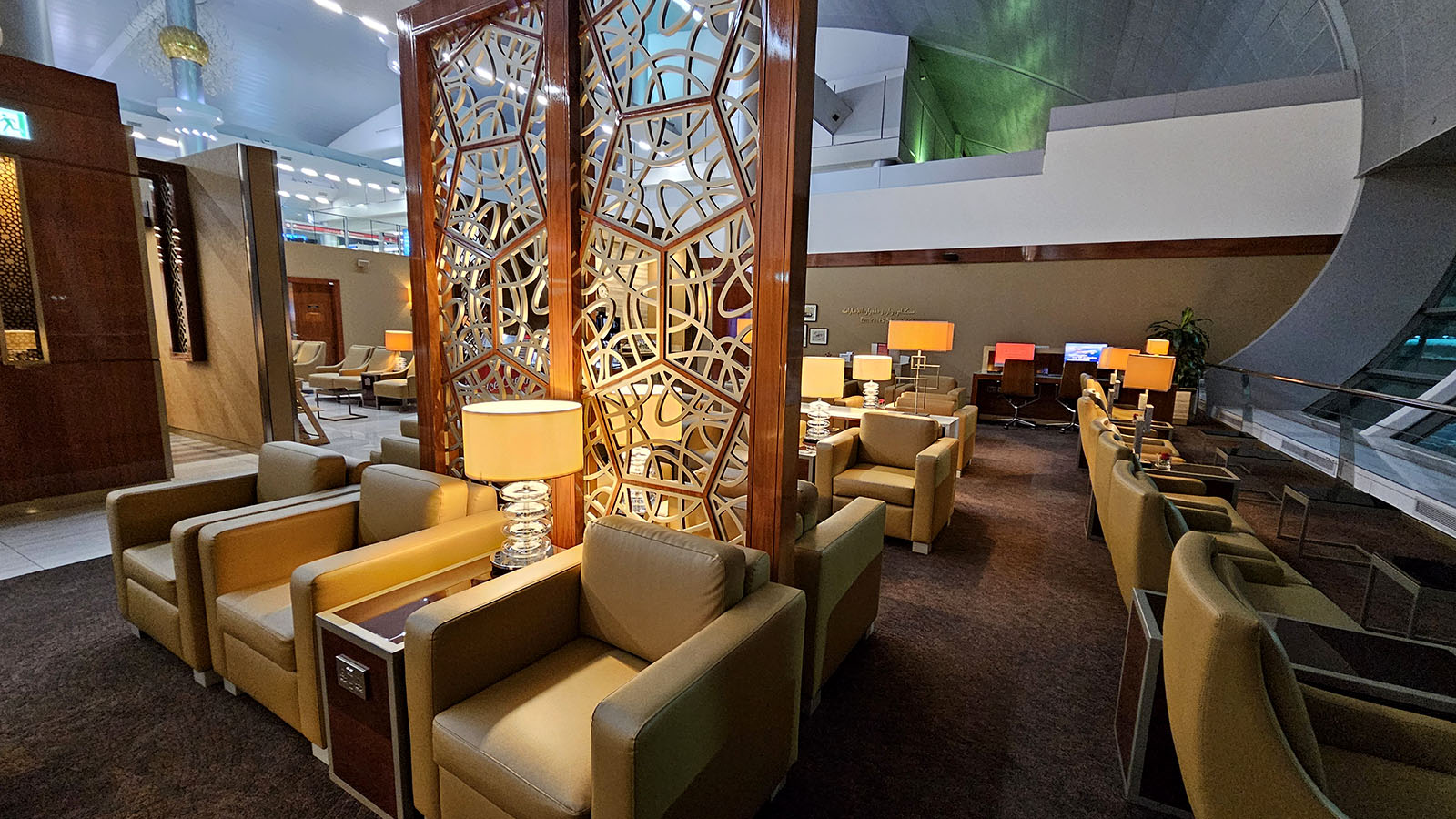 Chairs in The Emirates Lounge, Dubai