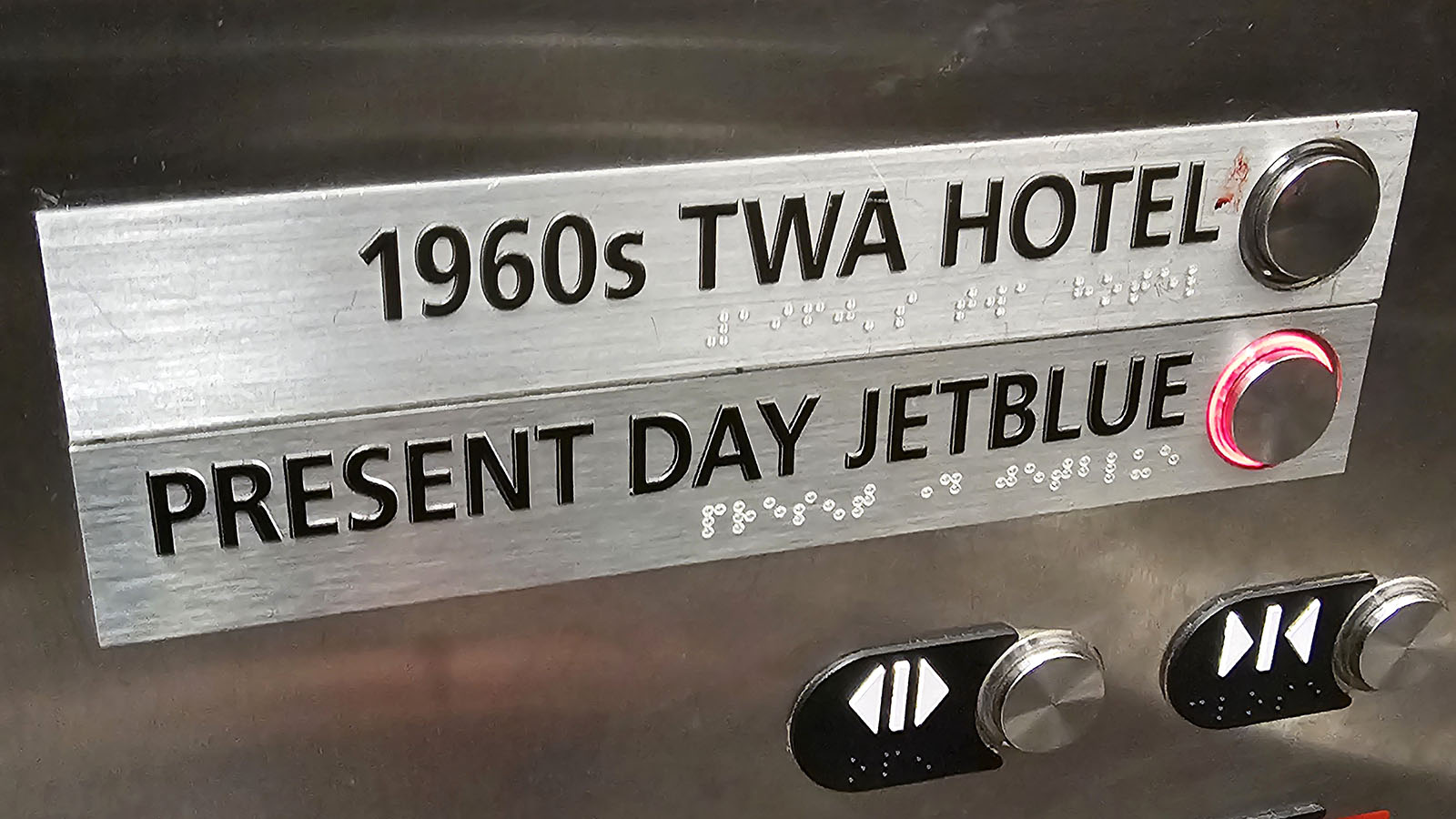 Elevator to the TWA Hotel