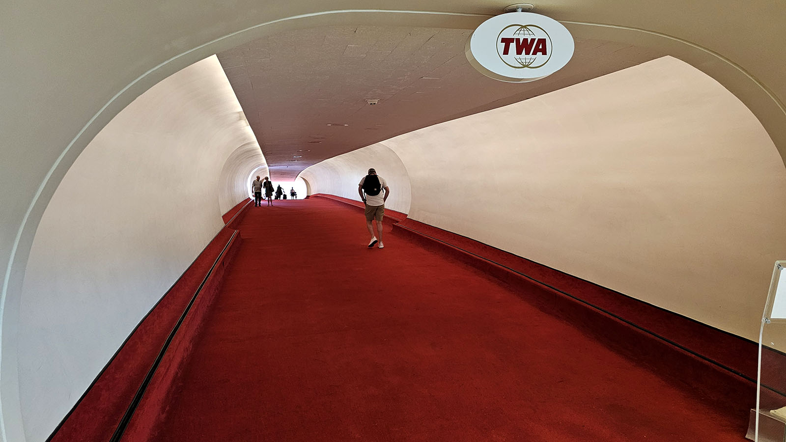 Passenger tube at TWA Hotel