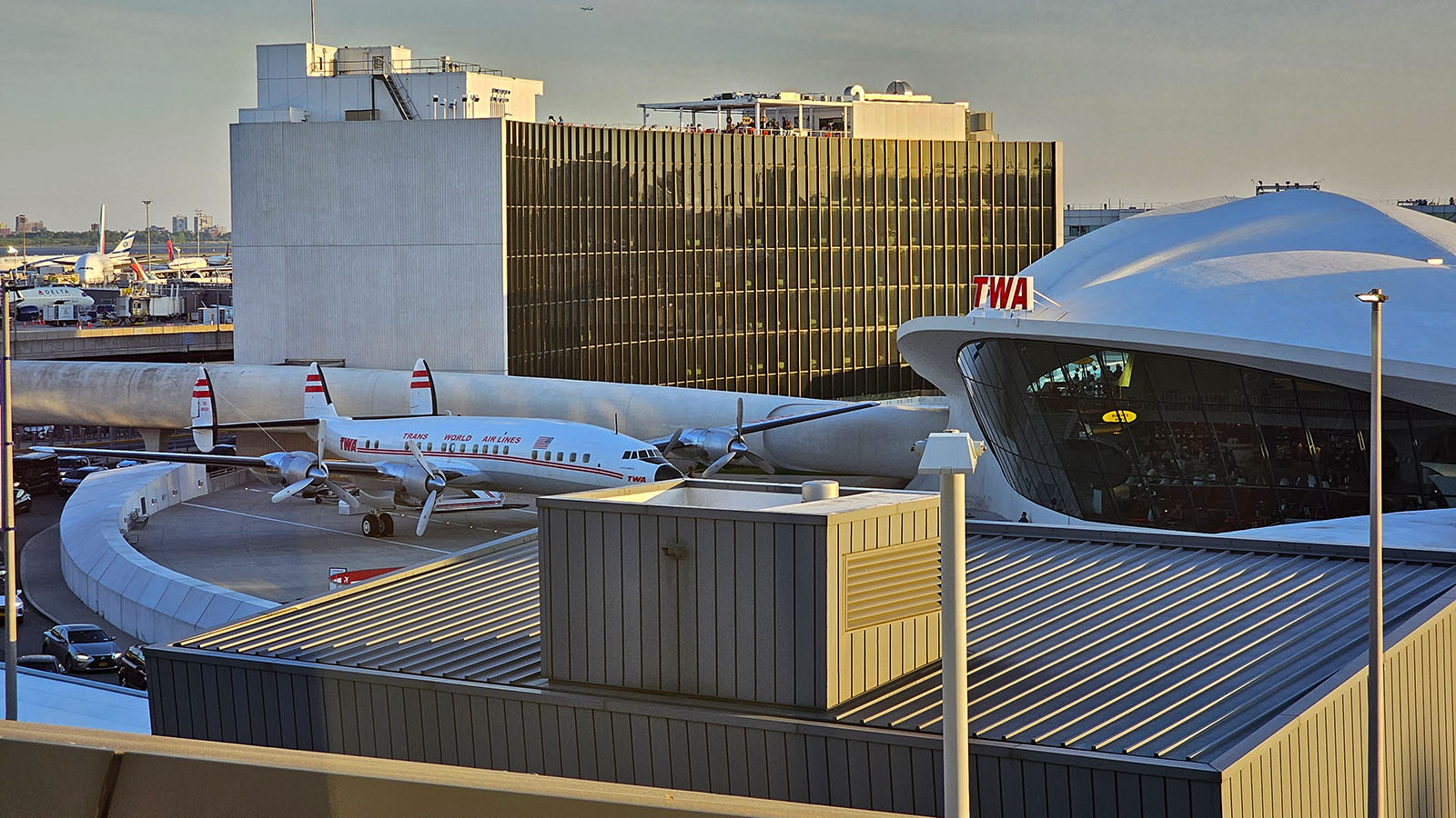 Outside the TWA Hotel