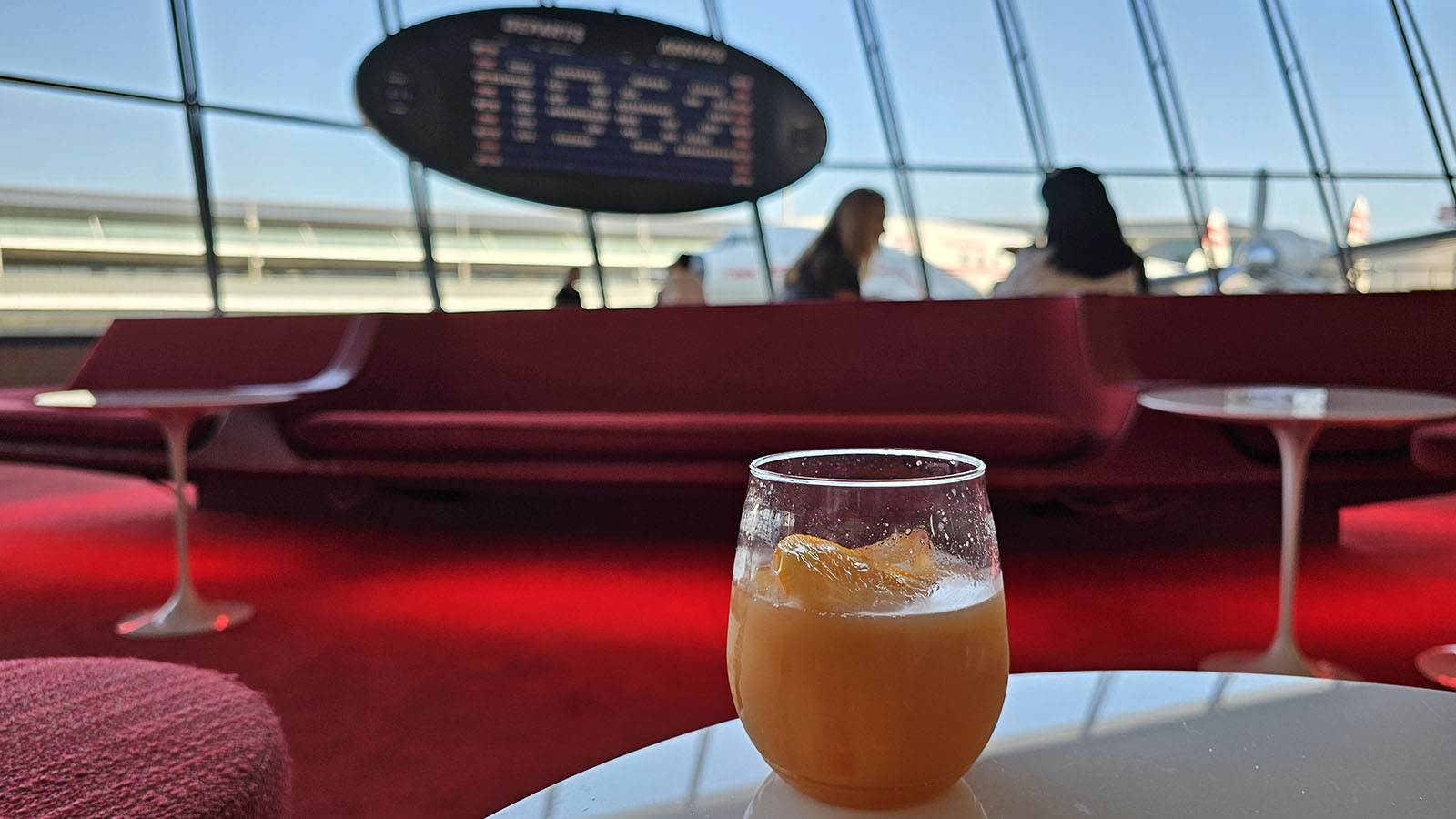 Cocktail at the TWA Hotel