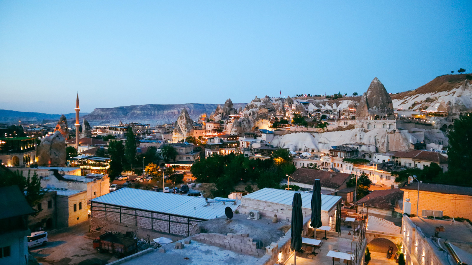 View from Caverna Hotel Premium Caves, Göreme