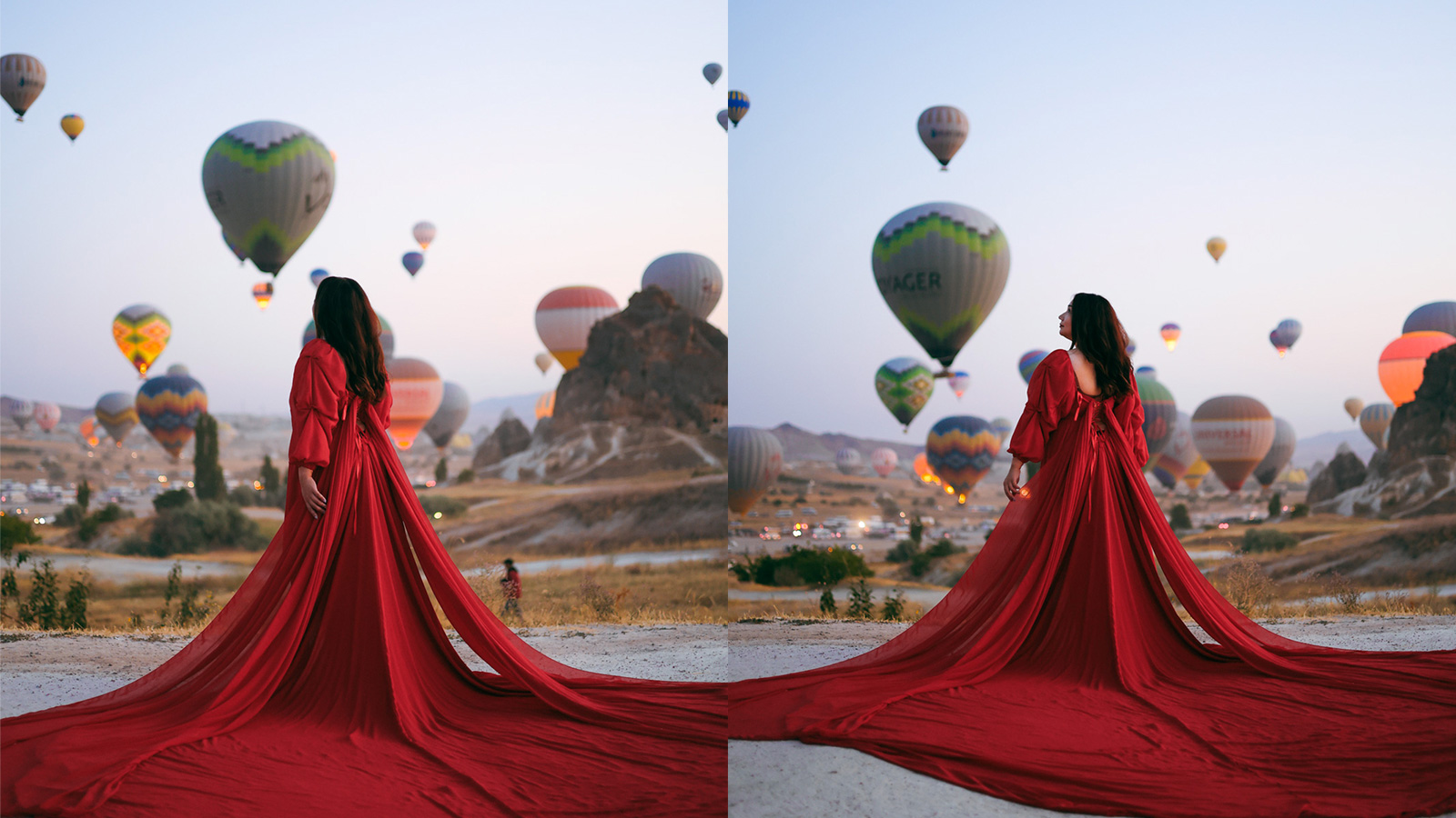 Flying dress Cappadocia