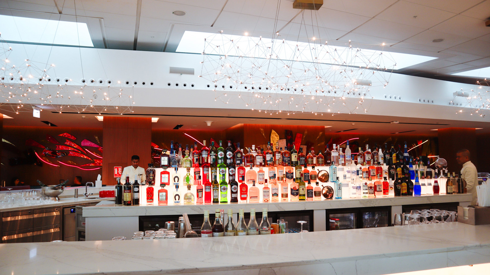 Constellations Bar, Etihad Business Class Lounge, Abu Dhabi Terminal A