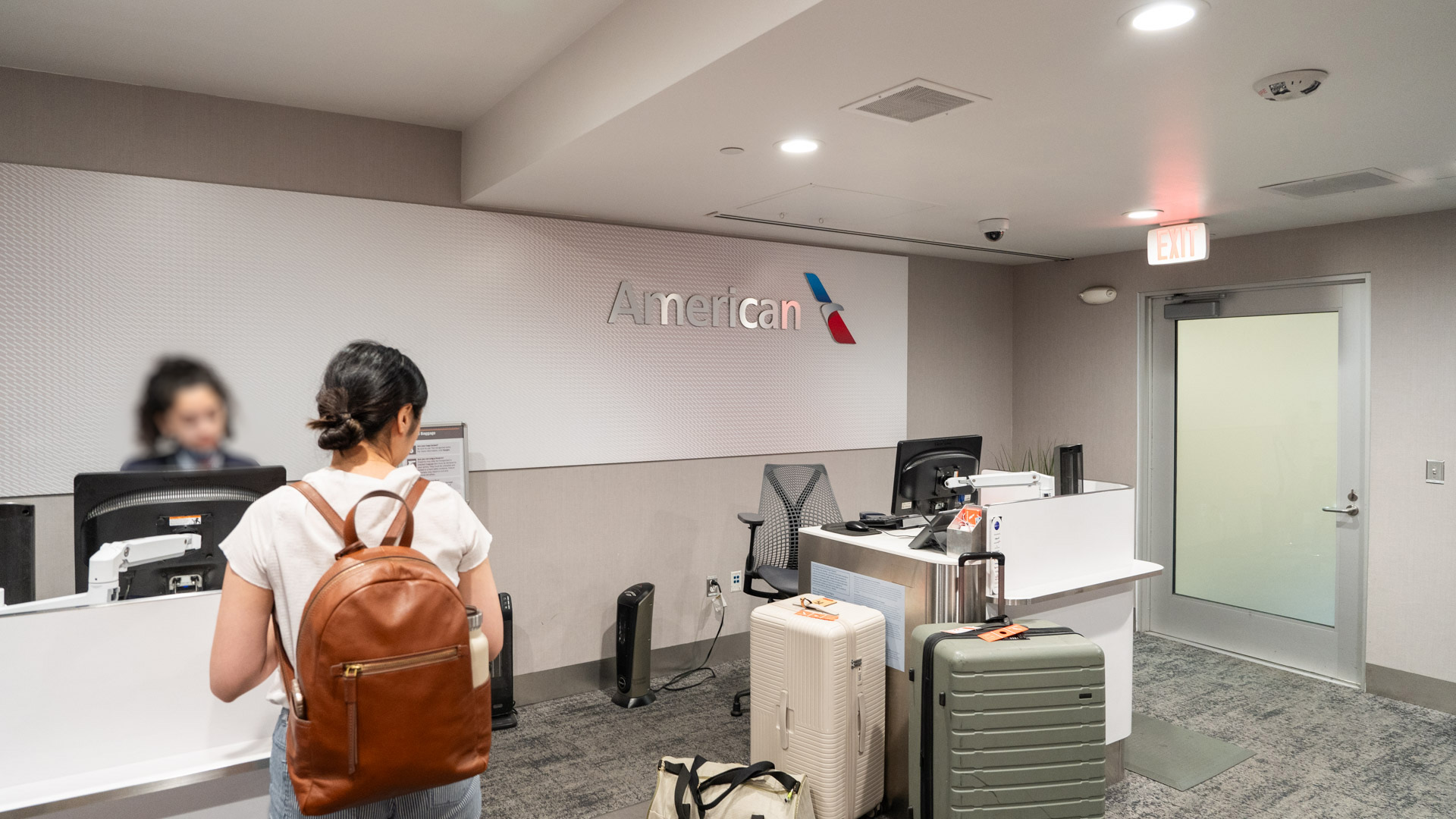 American Airlines Business Class Flagship First check-in